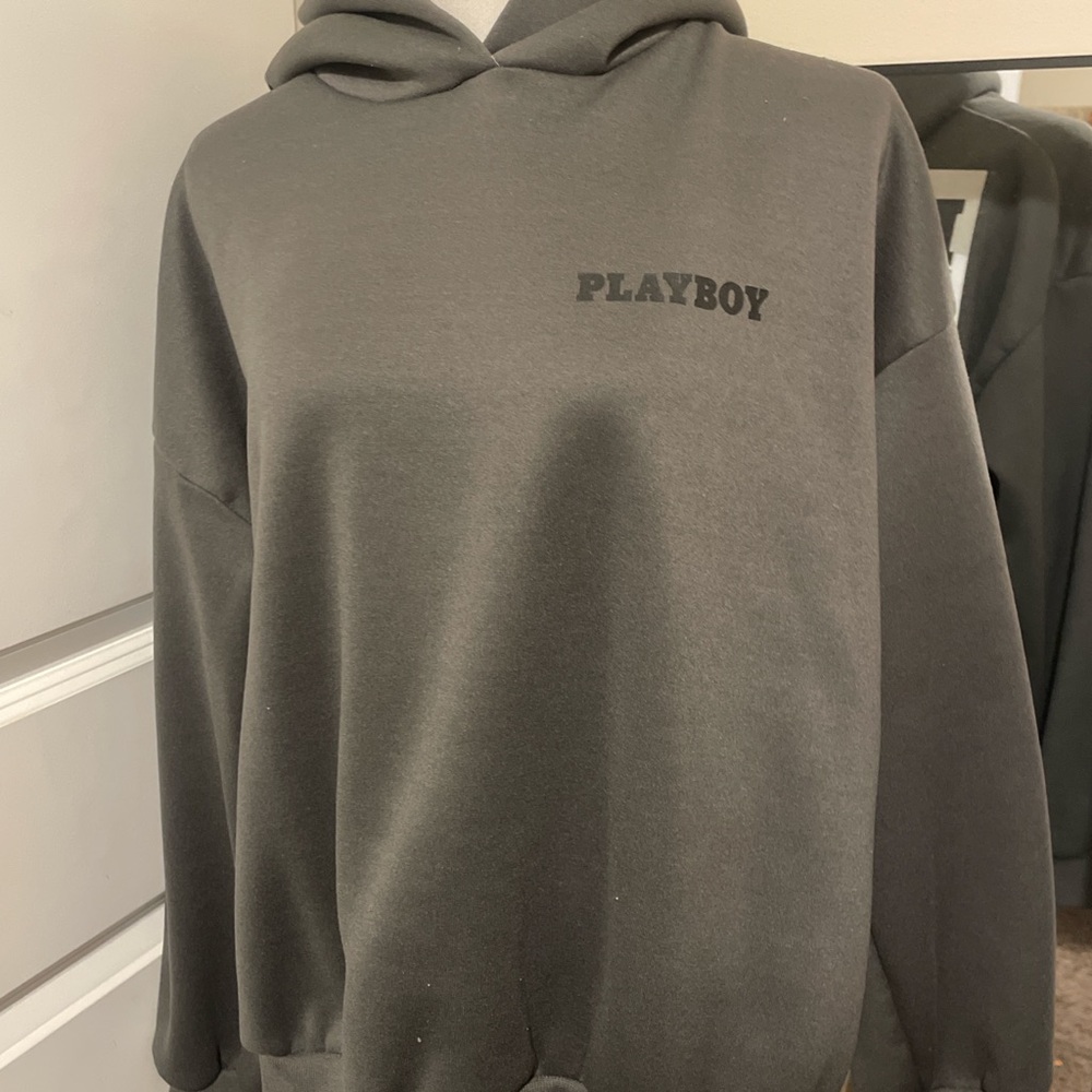 Playboy Gray Hoodie